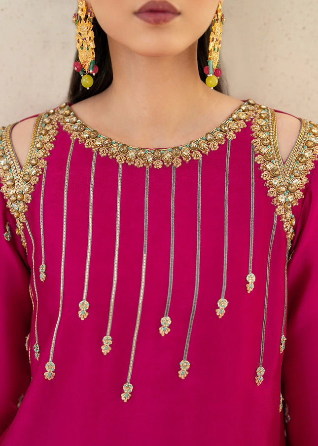 Dastoor | Maahi Luxury Pret'25 - Fuchsia Rose
