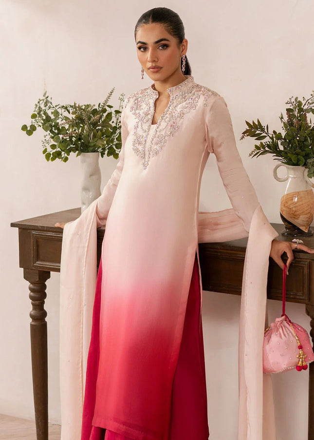 Dastoor | Rania Eid Luxury Pret'25 - Coral