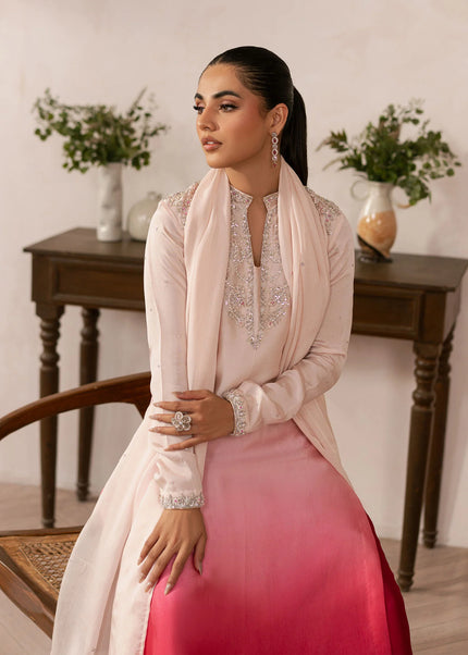 Dastoor | Rania Eid Luxury Pret'25 - Coral
