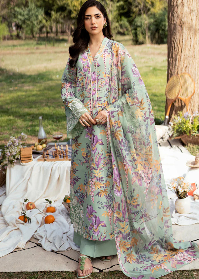 Sheenora | Fresco Lawn Edit'25 - Flourish Green