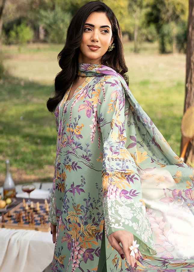 Sheenora | Fresco Lawn Edit'25 - Flourish Green