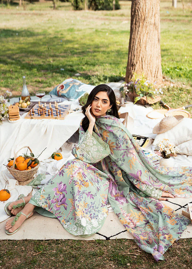 Sheenora | Fresco Lawn Edit'25 - Flourish Green