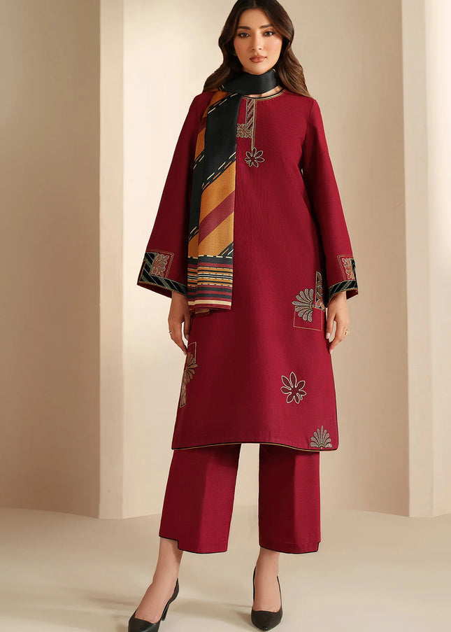 Jazmin | Embroidered Khaddar UW-0201