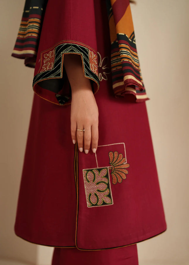 Jazmin | Embroidered Khaddar UW-0201