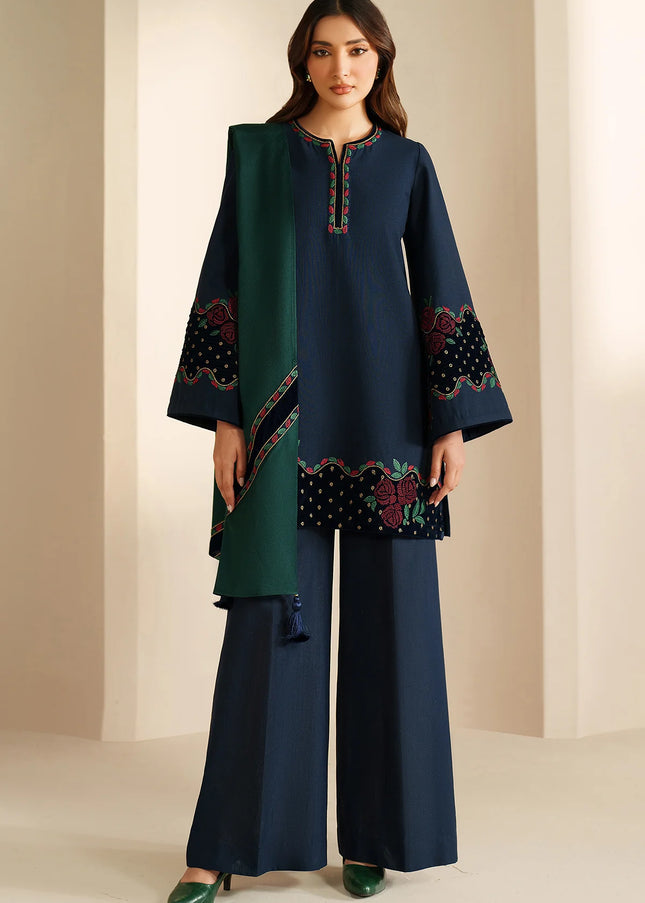 Jazmin | Embroidered Khaddar UW-0196