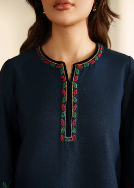 Jazmin | Embroidered Khaddar UW-0196