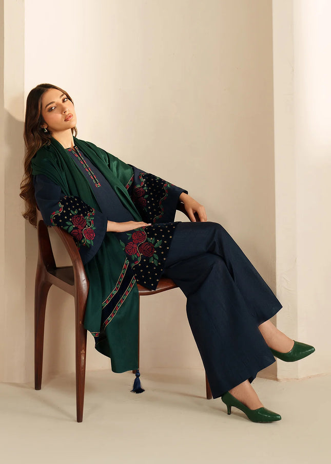 Jazmin | Embroidered Khaddar UW-0196