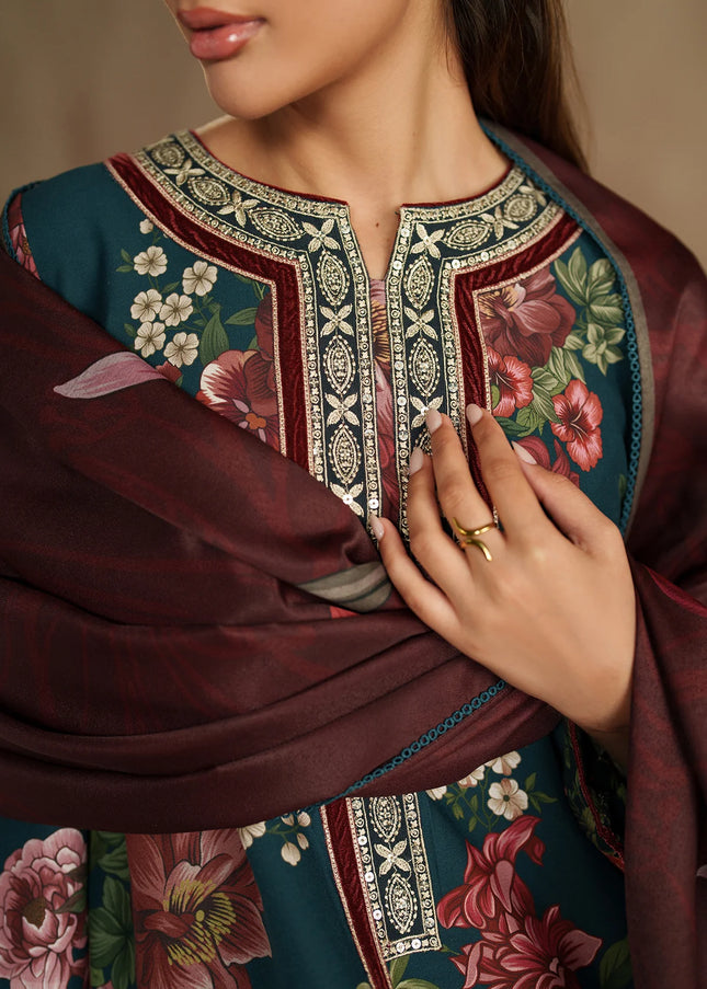 Jazmin | Embroidered Premium Viscose UW-0209