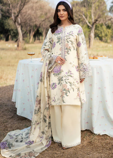 Sheenora | Fresco Lawn Edit'25 - Lavender Mist
