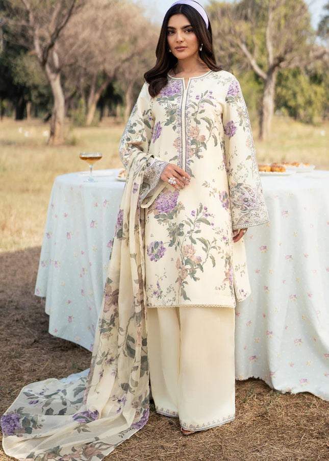 Sheenora | Fresco Lawn Edit'25 - Lavender Mist