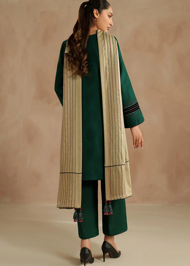 Jazmin | Embroidered Jacquard Khaddar UW-0168