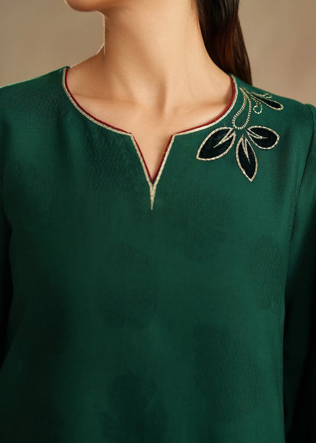 Jazmin | Embroidered Jacquard Khaddar UW-0168