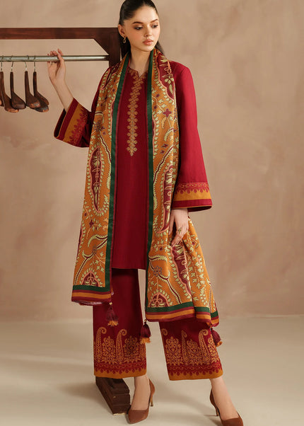 Jazmin | Embroidered Khaddar UW-0187