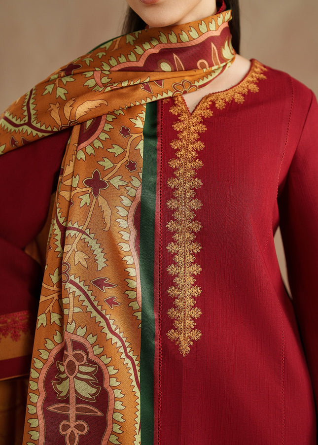 Jazmin | Embroidered Khaddar UW-0187