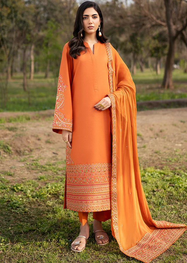 Sheenora | Fresco Lawn Edit'25 - Rust Glow