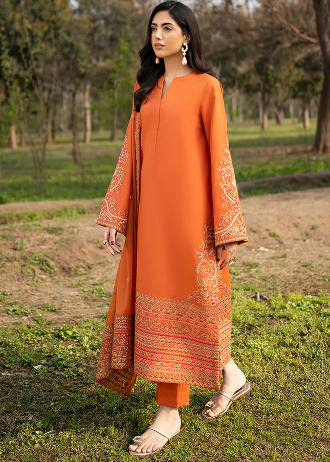 Sheenora | Fresco Lawn Edit'25 - Rust Glow