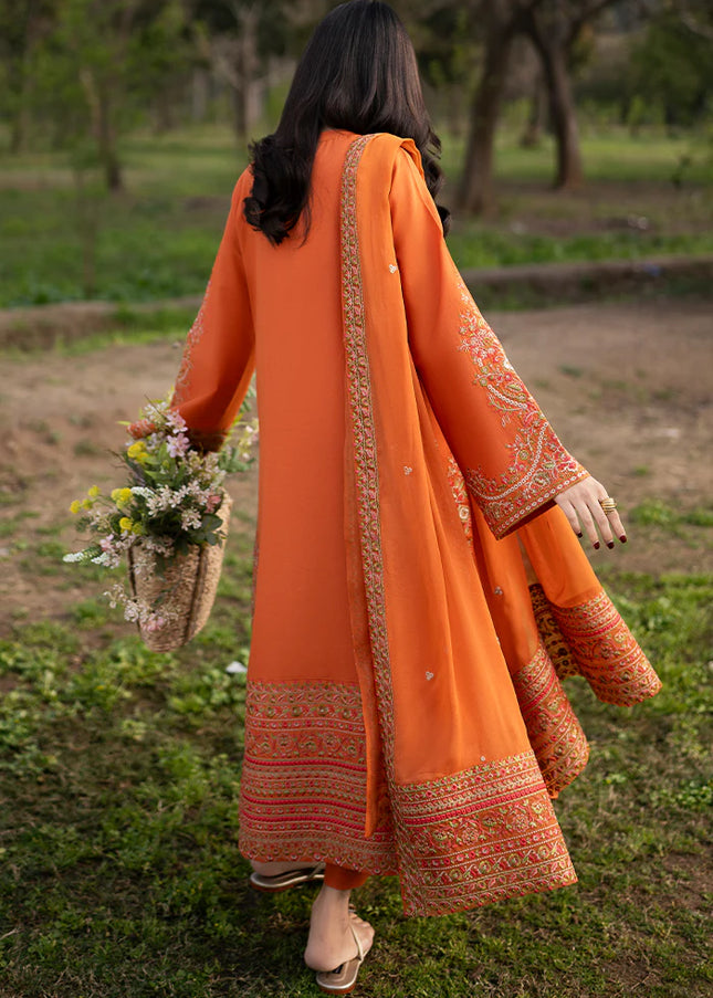 Sheenora | Fresco Lawn Edit'25 - Rust Glow