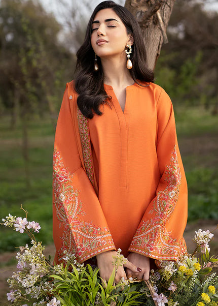 Sheenora | Fresco Lawn Edit'25 - Rust Glow