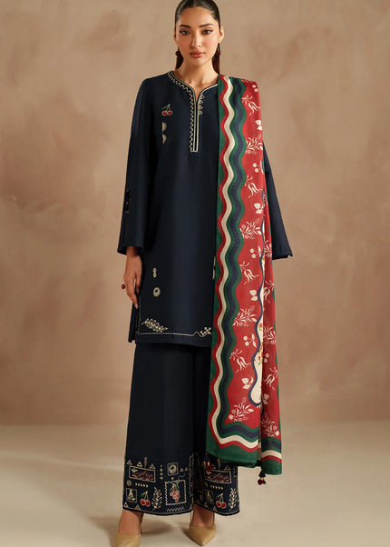 Jazmin | Embroidered Khaddar UW-0195
