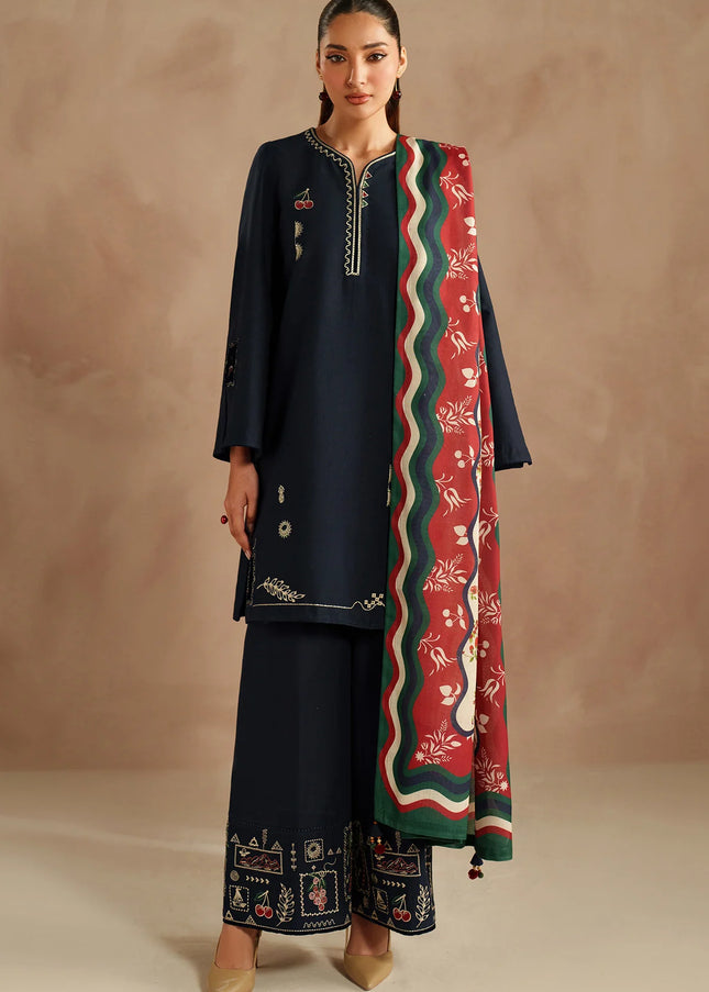 Jazmin | Embroidered Khaddar UW-0195