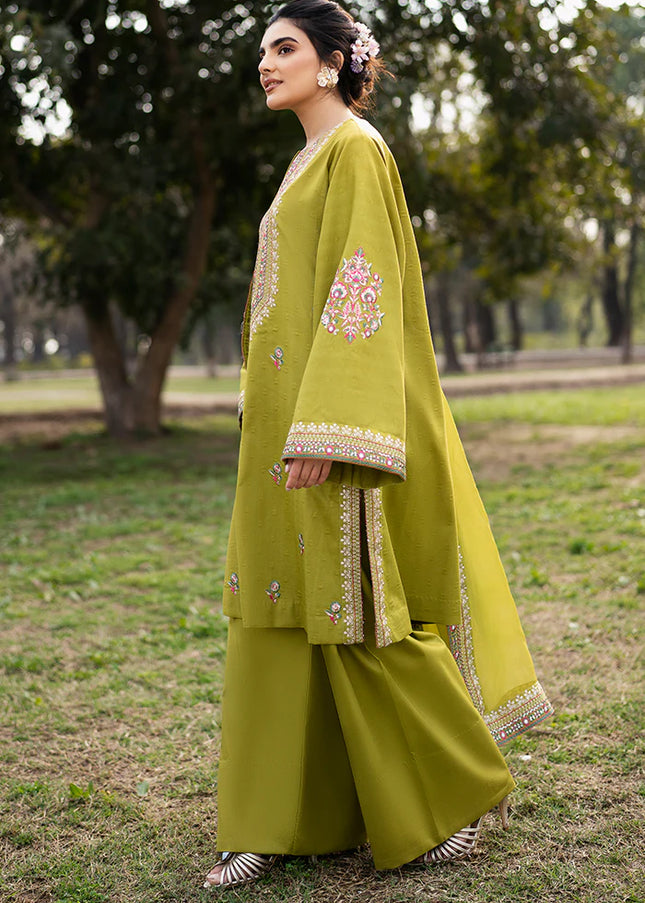 Sheenora | Fresco Lawn Edit'25 - Olive Obsession