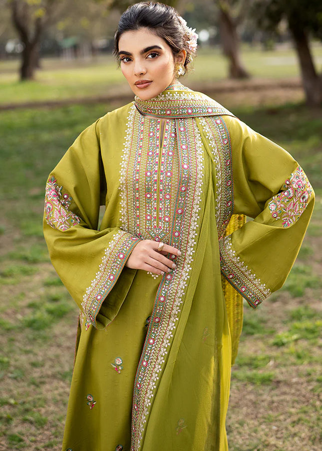 Sheenora | Fresco Lawn Edit'25 - Olive Obsession