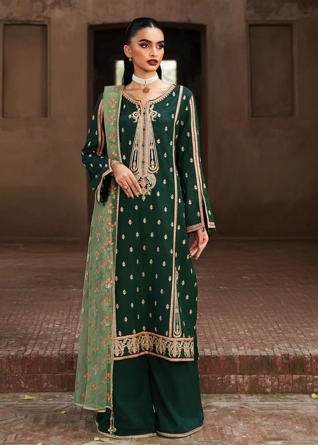 Saad Shaikh | Zaria Festive Pret'25 - Emerald