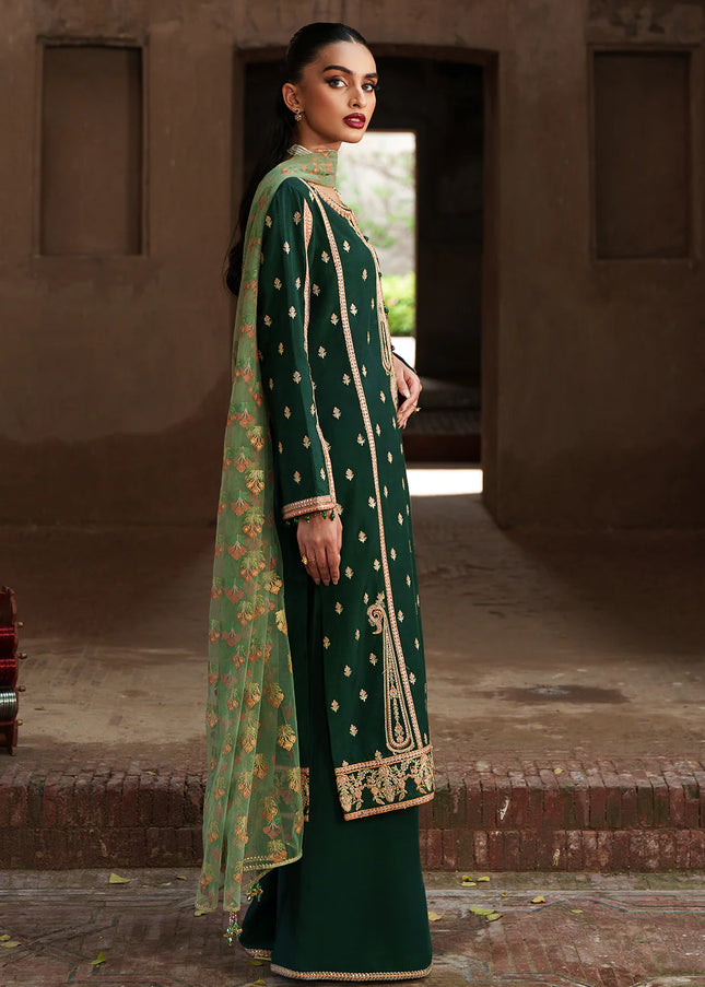 Saad Shaikh | Zaria Festive Pret'25 - Emerald