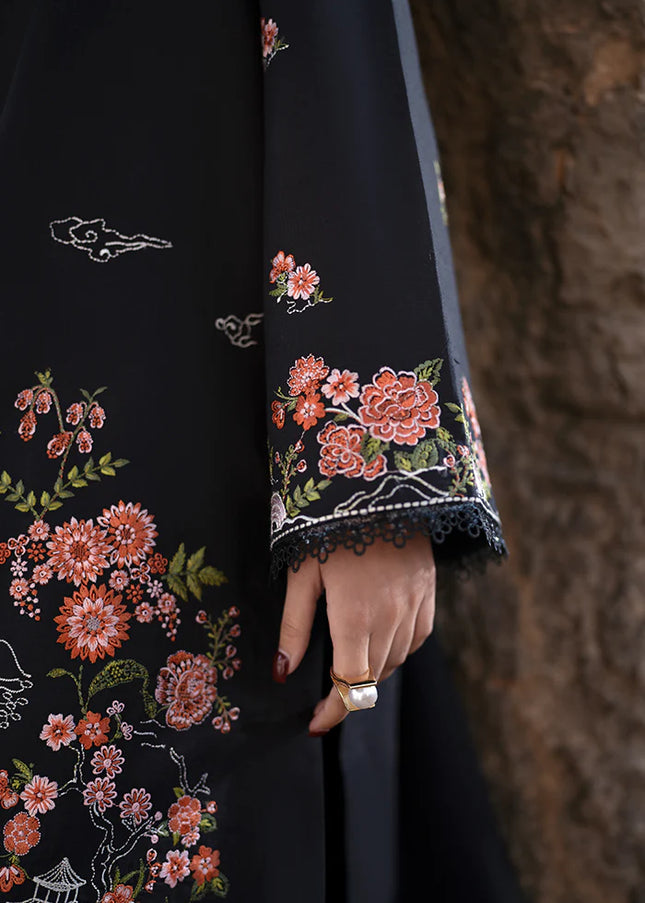 Sheenora | Fresco Lawn Edit'25 - Black Orchid