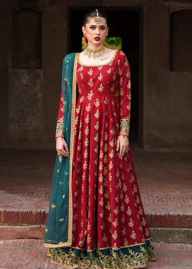 Saad Shaikh | Zaria Festive Pret'25 - Scarlet