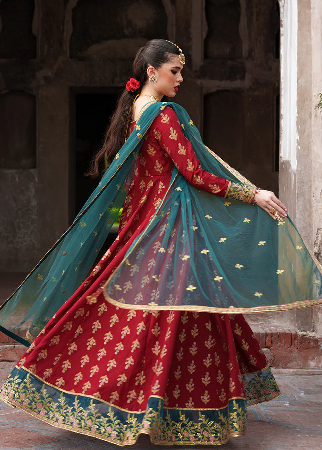 Saad Shaikh | Zaria Festive Pret'25 - Scarlet