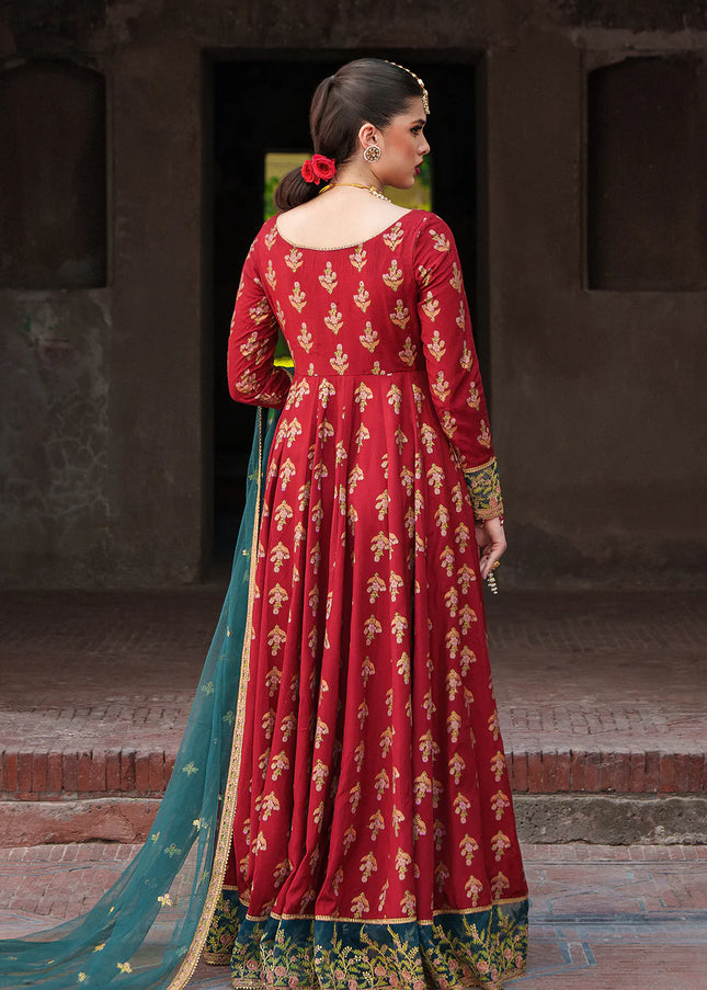 Saad Shaikh | Zaria Festive Pret'25 - Scarlet