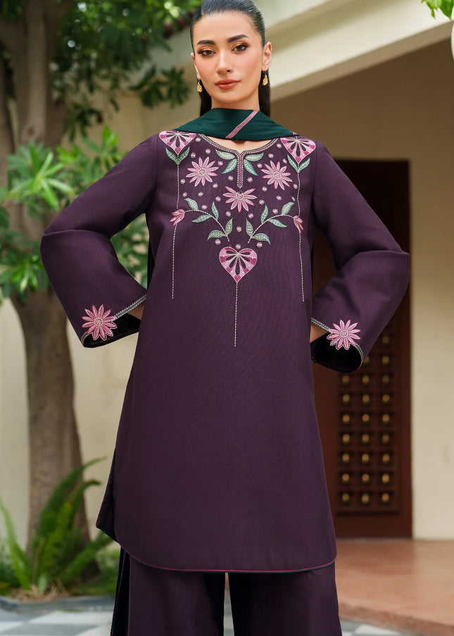 Jazmin | Embroidered Khaddar UW-0163