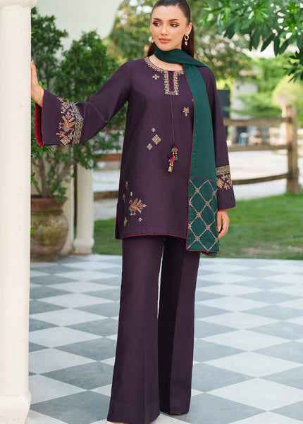 Jazmin | Embroidered Khaddar UW-0189