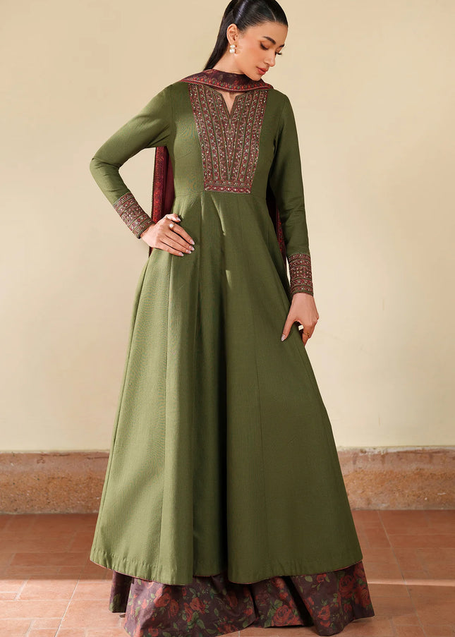 Jazmin | Embroidered Khaddar UW-0197