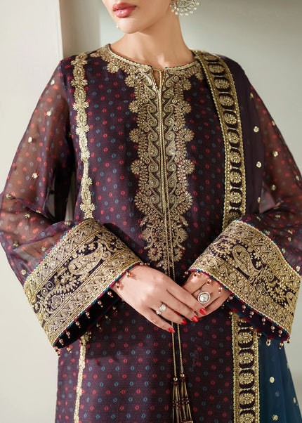 Jazmin | Embroidered Chiffon UC-3086