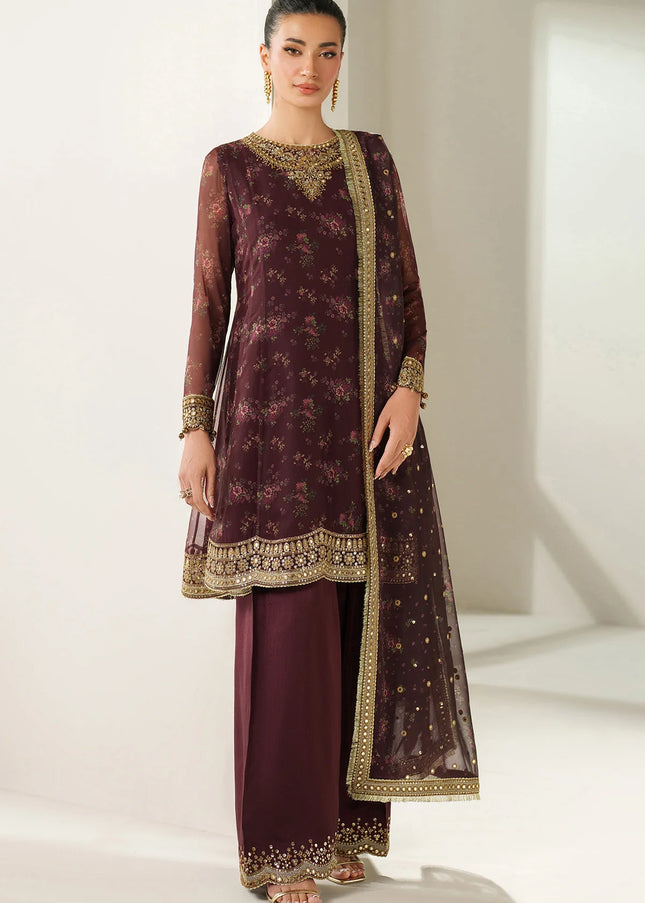 Jazmin | Embroidered Chiffon UC-3096