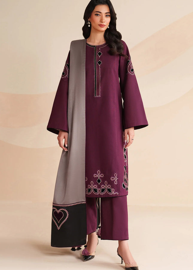 Jazmin | Embroidered Khaddar UW-0218