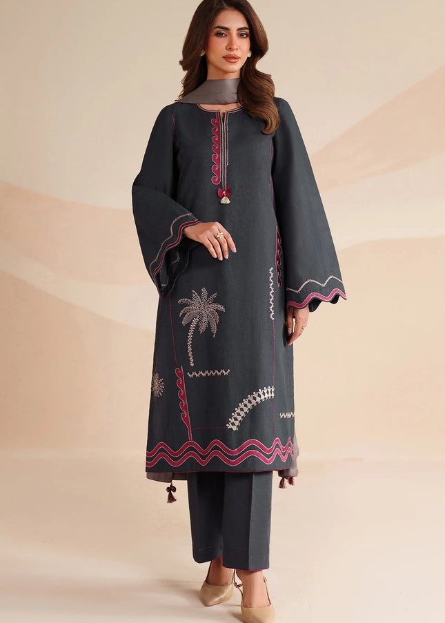 Jazmin | Embroidered Khaddar UW-0227
