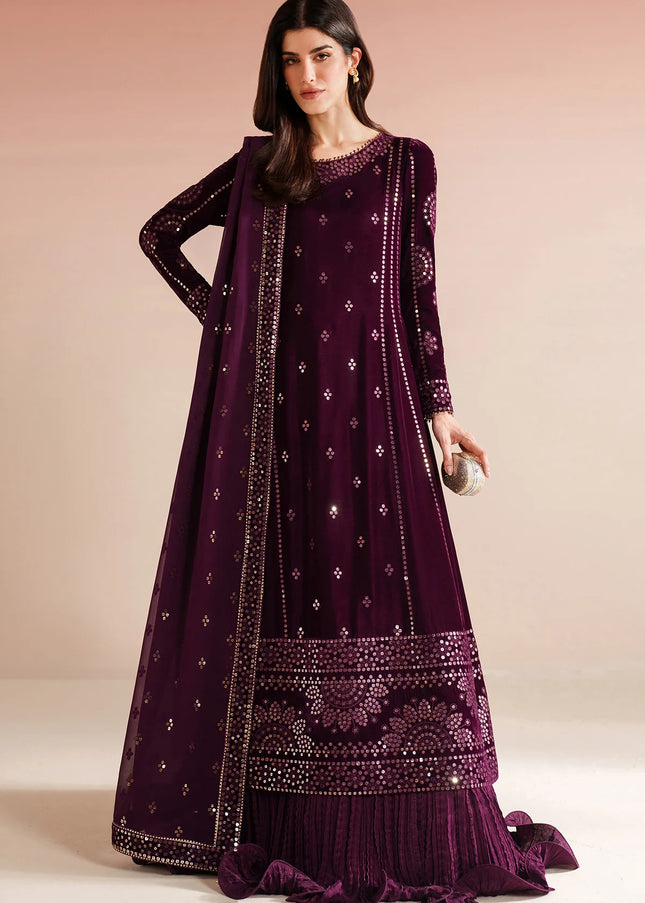 Jazmin | Embroidered Velvet Formal VVF D-1