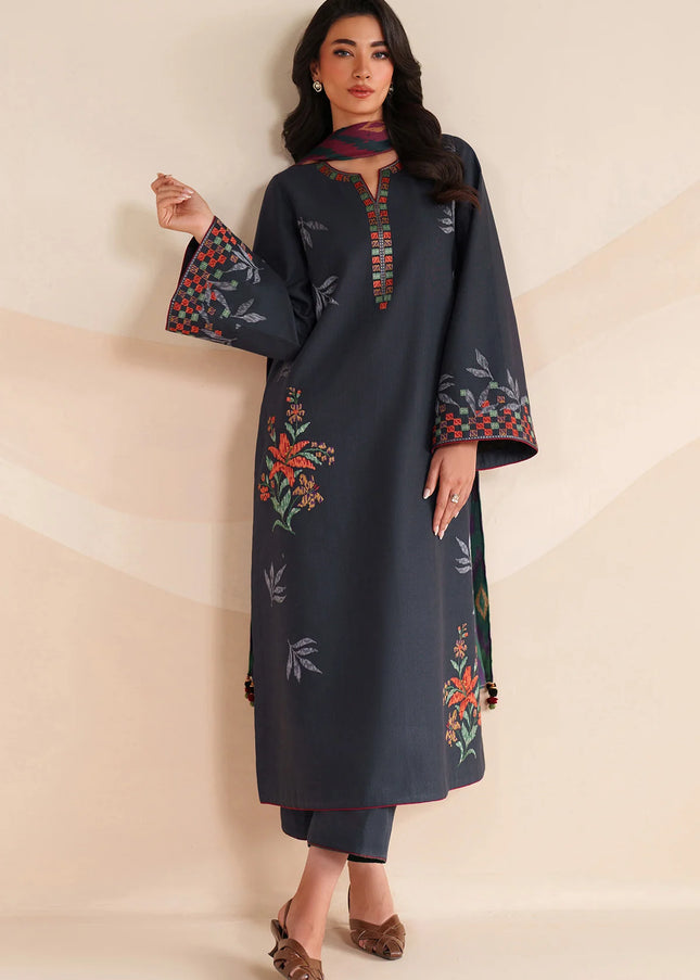 Jazmin | Embroidered Khaddar UW-0226