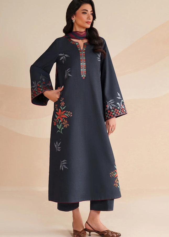 Jazmin | Embroidered Khaddar UW-0226