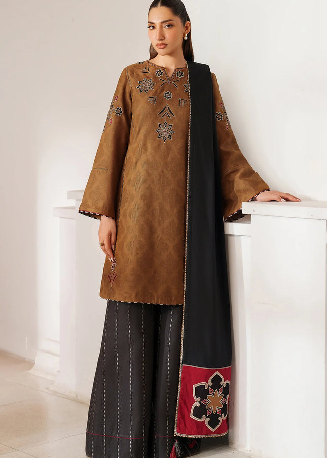 Jazmin | Embroidered Jacquard Khaddar UW-0150