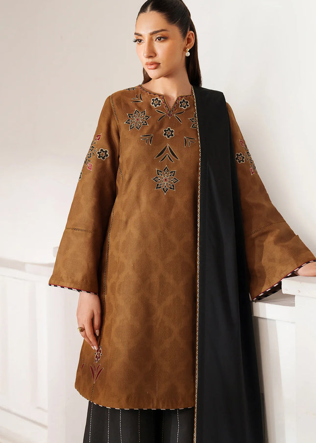 Jazmin | Embroidered Jacquard Khaddar UW-0150
