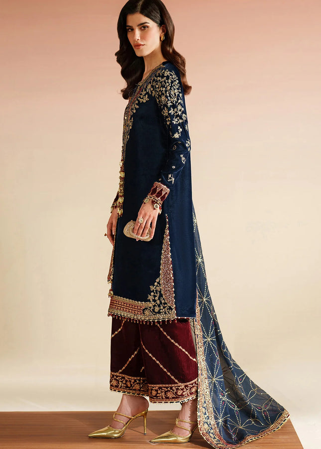 Jazmin | Embroidered Velvet Formal VVF D-7