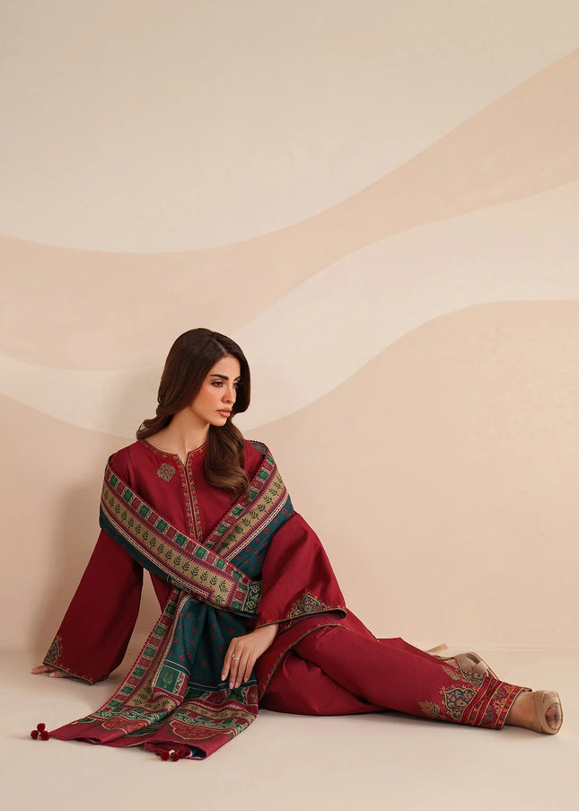 Jazmin | Embroidered Khaddar UW-0240
