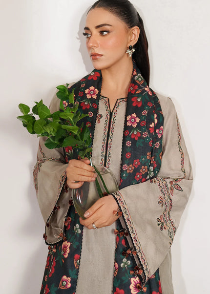Jazmin | Embroidered Jacquard Khaddar UW-0144