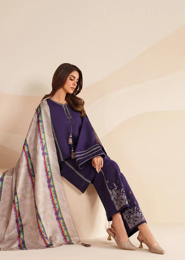 Jazmin | Embroidered Khaddar UW-0228