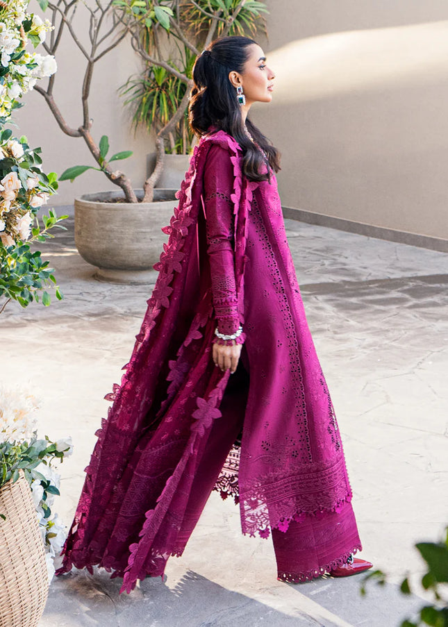 Qalamkar | Sahil Luxury Lawn '25 - Violet