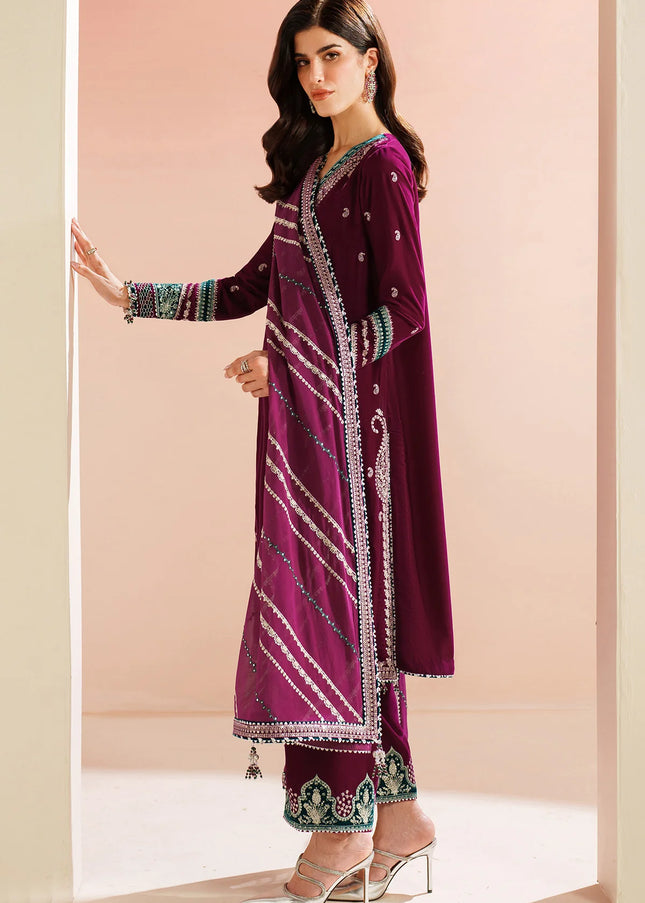 Jazmin | Embroidered Velvet Formal VVF D-6